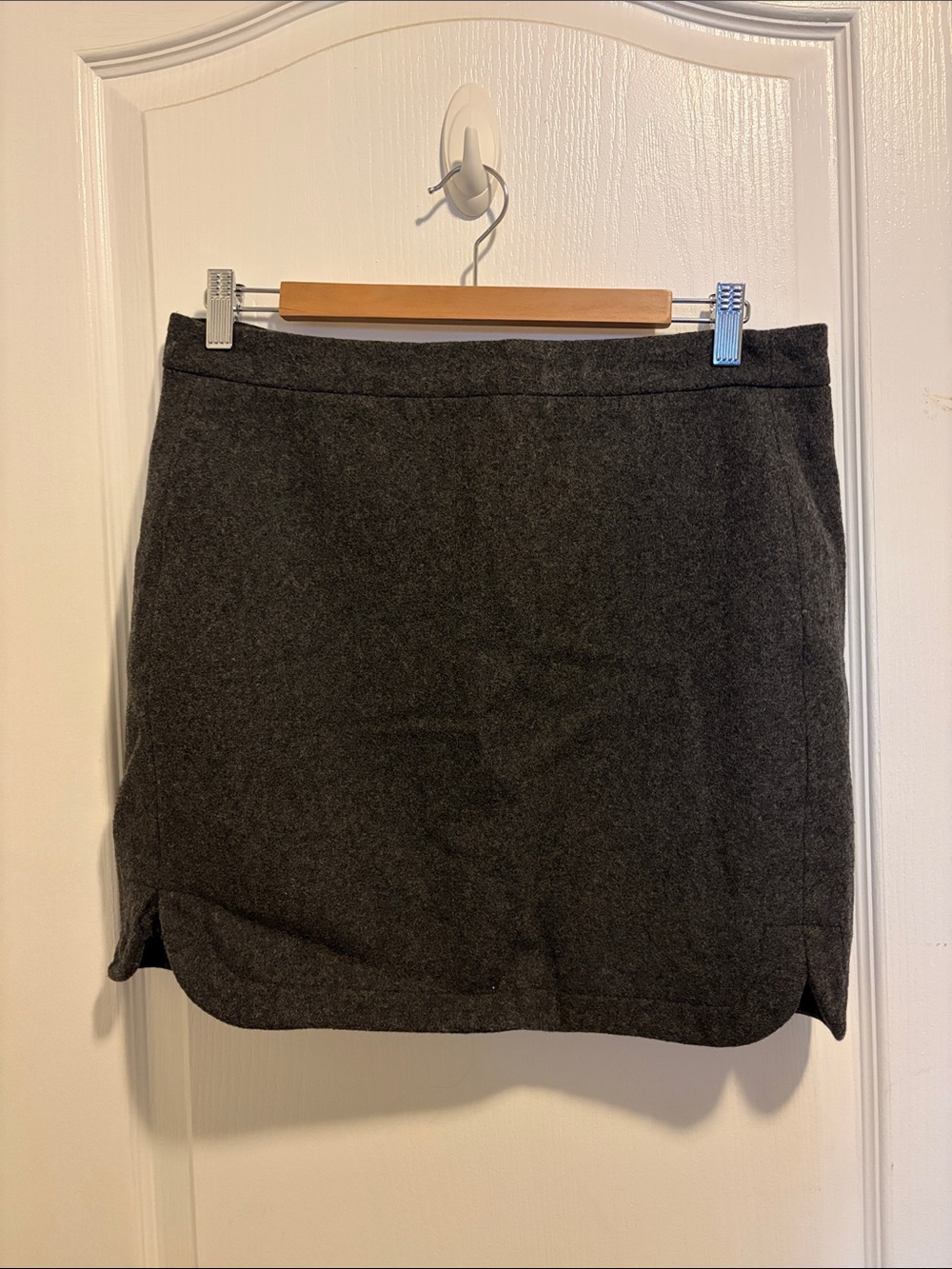 J. Crew Charcoal Gray Mini Skirt